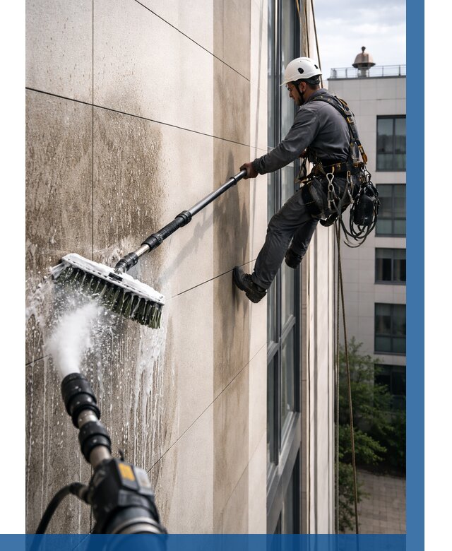 Мойка фасада из керамогранита в Салавате от 320 р. | ВЫСОТНИК-Слв