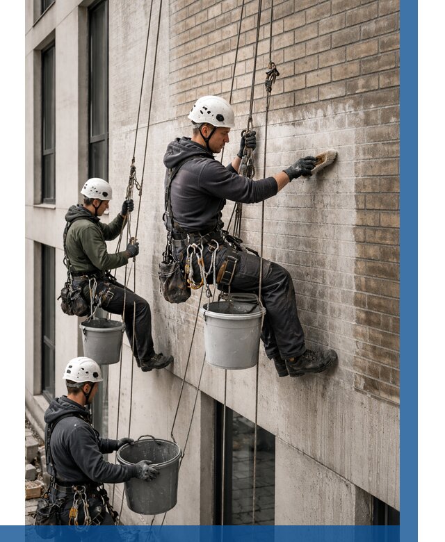 Удаление высолов с фасада в Салавате от 267 р. | ВЫСОТНИК-Слв