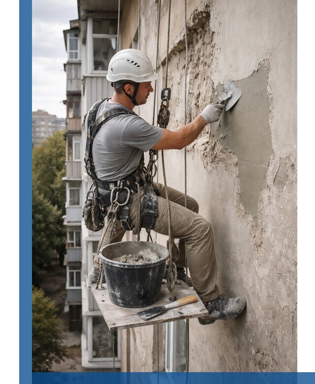 Восстановление фасадной штукатурки в Салавате с гарантией качества