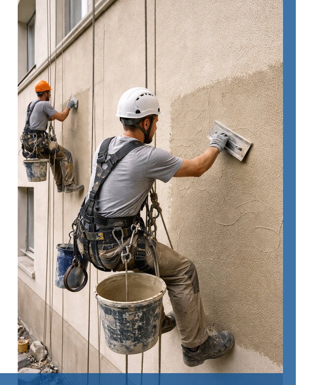 Декоративная штукатурка фасада в Салавате от 1280 р. | ВЫСОТНИК-Слв