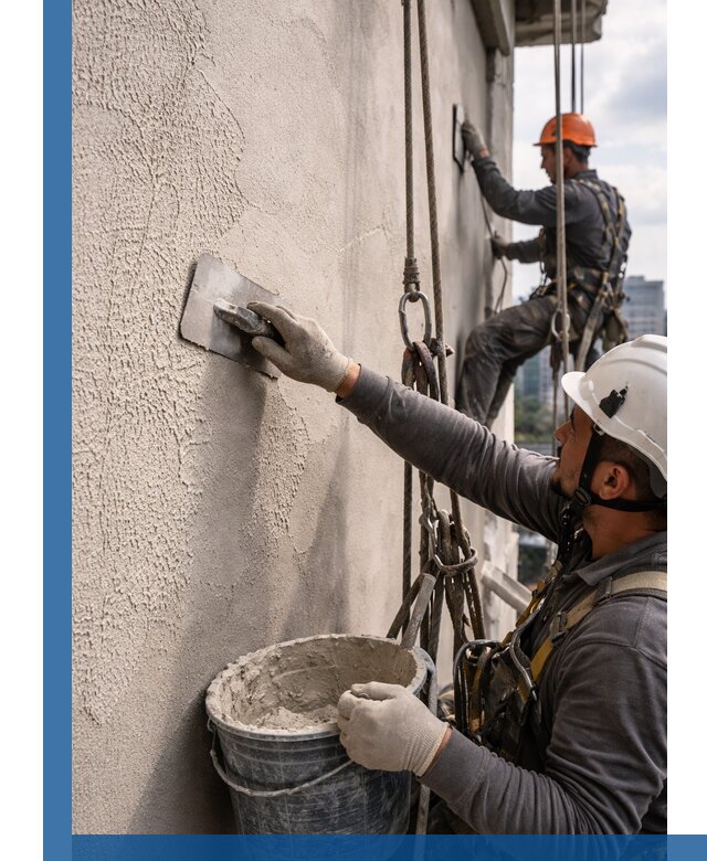 Декоративная штукатурка фасада с утеплением и защитой в Салавате
