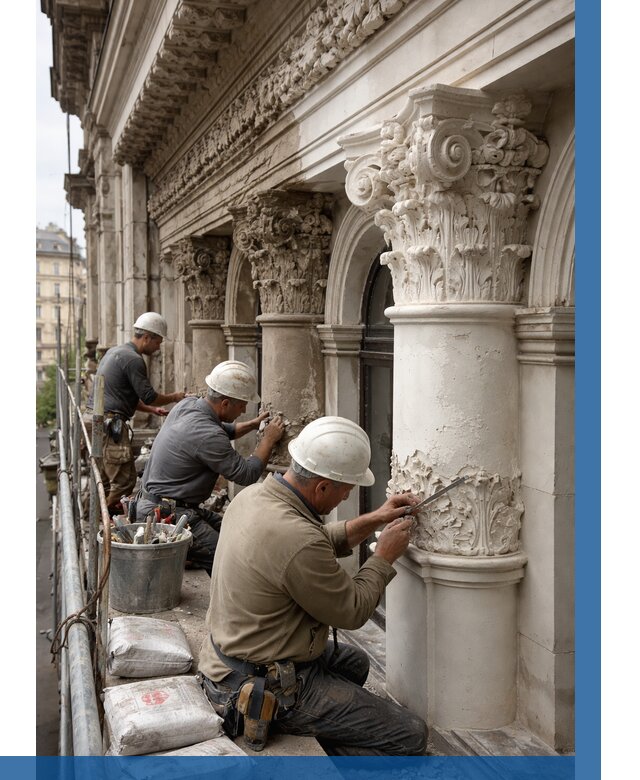 Реставрация фасадной лепнины в Салавате от 2667 р. | ВЫСОТНИК-Слв