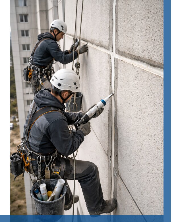 Герметизация межпанельных швов в Салавате от 747 р. | ВЫСОТНИК-Слв