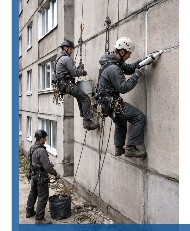 Герметизация межпанельных швов в Салавате с гарантией герметичности