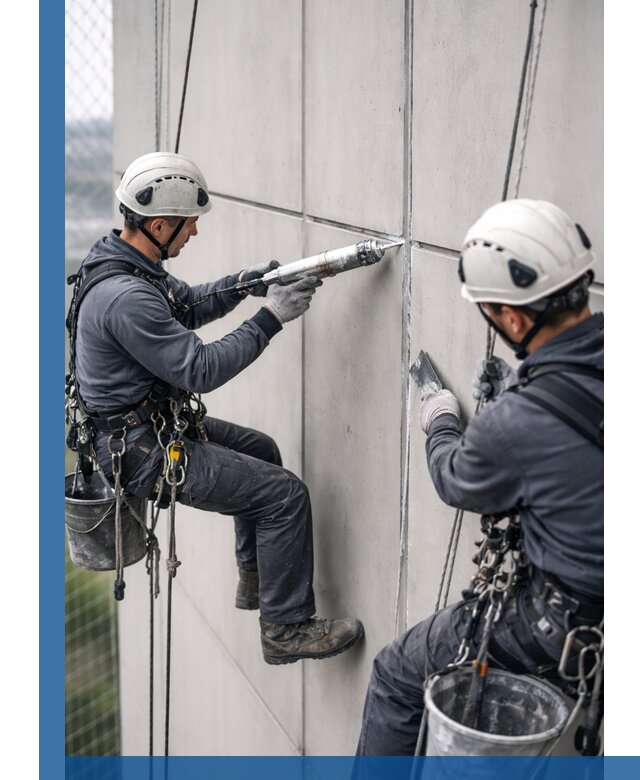 Первичная герметизация швов фасадов и кровель в Салавате