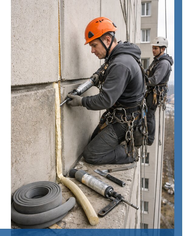 Теплый шов межпанельные швы в Салавате от 747 р. | ВЫСОТНИК-Слв