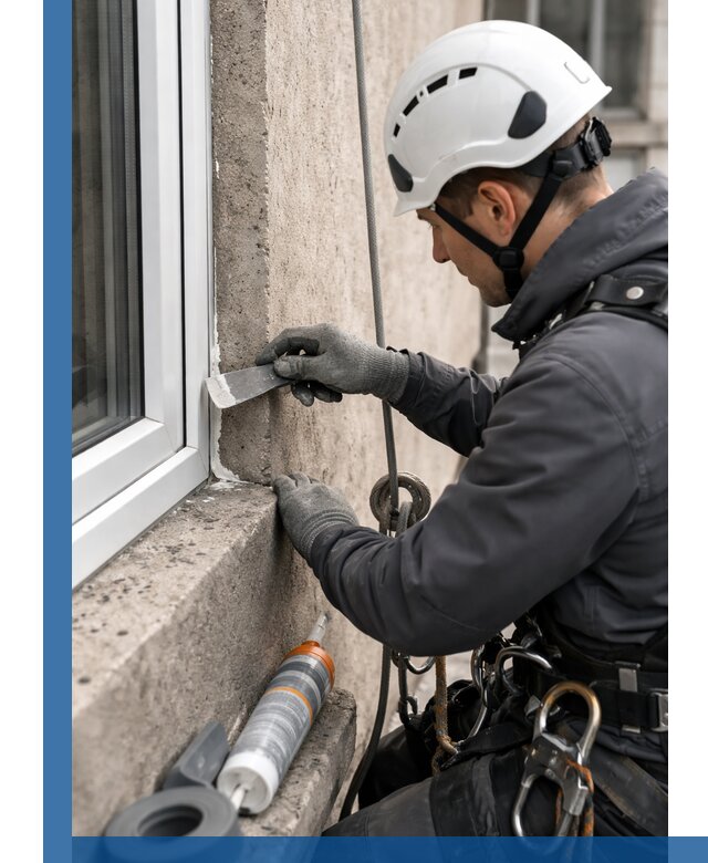 Герметизация монтажных швов окон в Салавате с гарантией качества