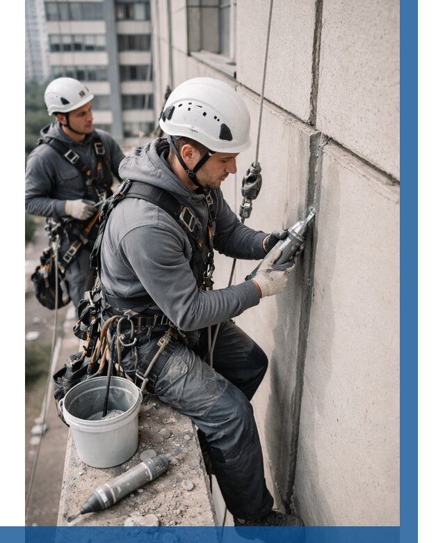 Ремонт деформационных швов здания в Салавате от 1067 р. | ВЫСОТНИК-Слв