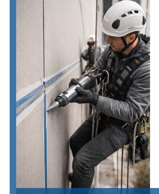 Герметизация стыков фасадных панелей в Салавате качественно и быстро