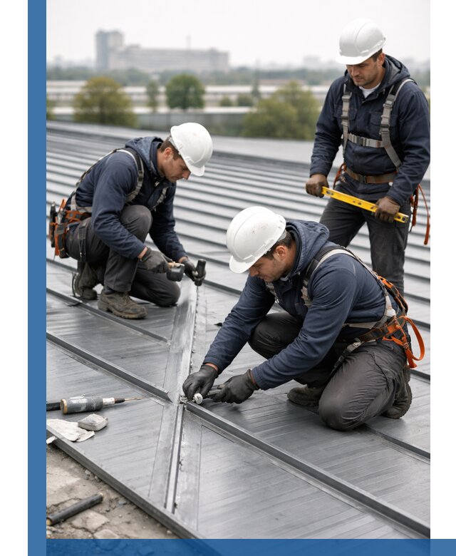 Ремонт фальцевой кровли в Салавате срочно и качественно