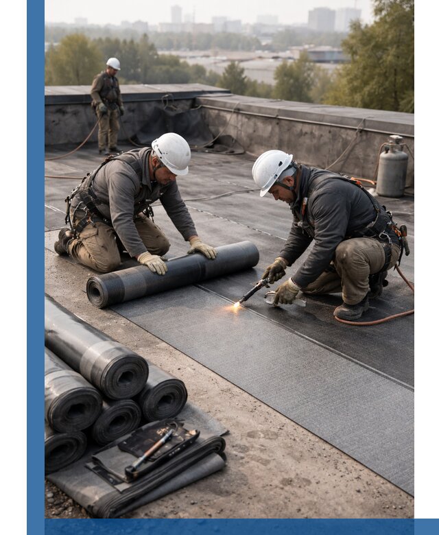 Монтаж мягкой кровли в Салавате профессионально и надежно