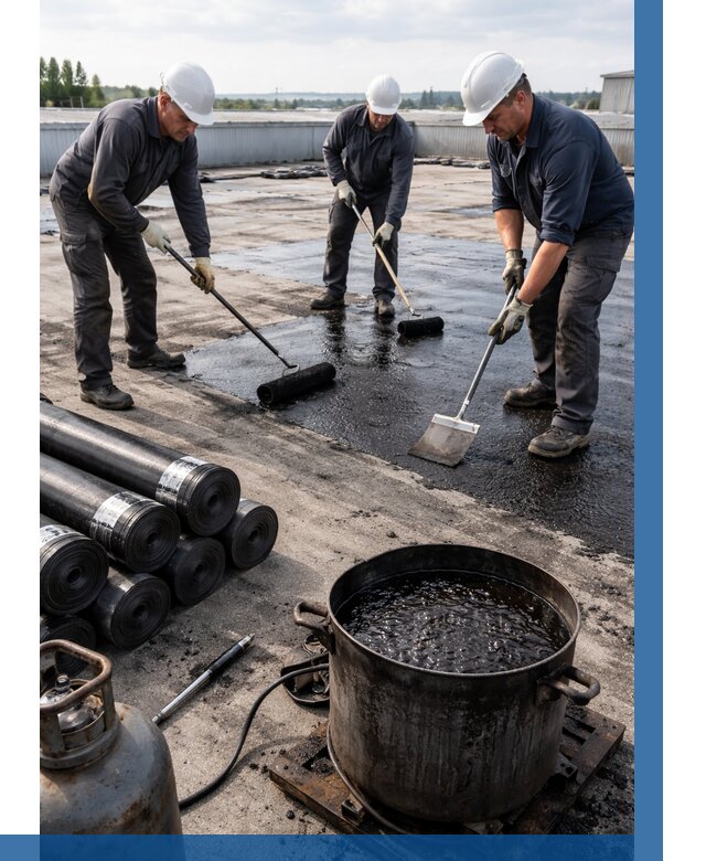 Гидроизоляция кровли мастикой в Салавате от 640 р. | ВЫСОТНИК-Слв