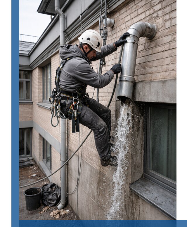 Профессиональная прочистка водосточных труб в Салавате с гарантией