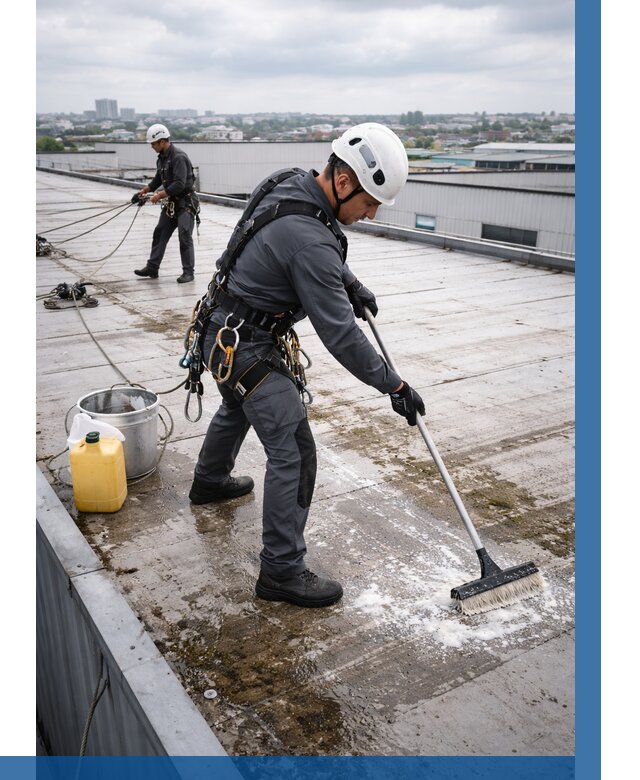 Очистка крыши по графику в Салавате от 8002 р. | ВЫСОТНИК-Слв