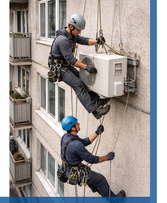 Перенос внешнего блока кондиционера в Салавате от 9602 р.| ВЫСОТНИК-Слв