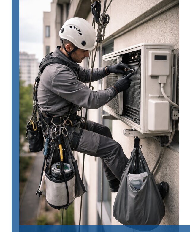 Обслуживание внешнего блока кондиционера в Салавате профессионально