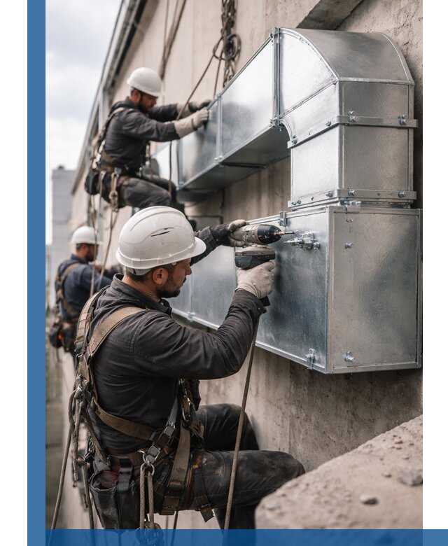 Профессиональный монтаж вентиляционных коробов в Салавате под ключ