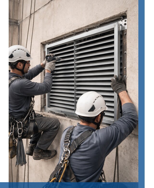 Монтаж вентиляционных решеток в Салавате от 4801 р. | ВЫСОТНИК-Слв