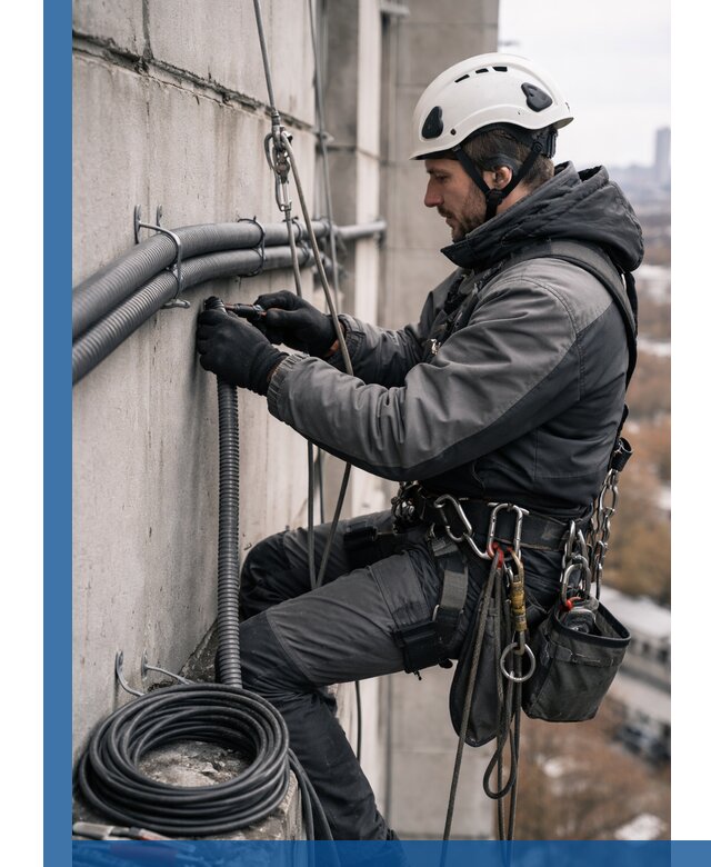 Профессиональный монтаж гофры для кабеля в Салавате с гарантией