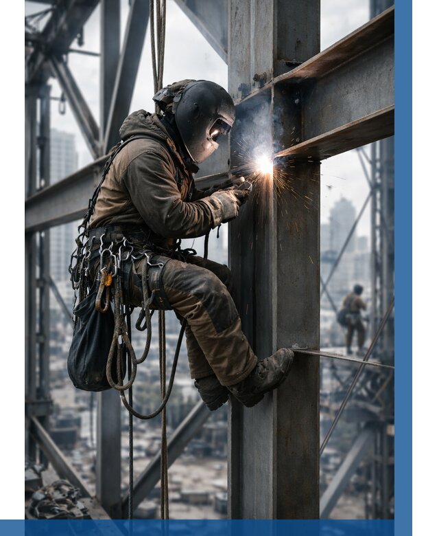 Высотные сварочные работы в Салавате от 3734 р. | ВЫСОТНИК-Слв