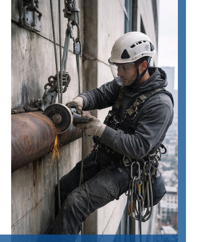 Резка металла на высоте в Салавате по цене от 4801 р. | ВЫСОТНИК-Слв