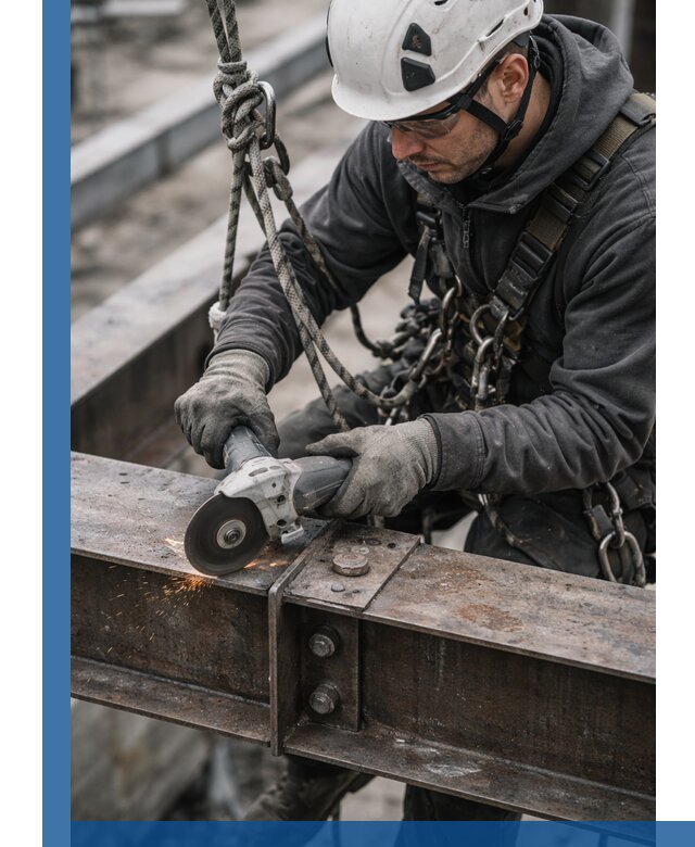 Резка металла на высоте в Салавате для зданий и конструкций