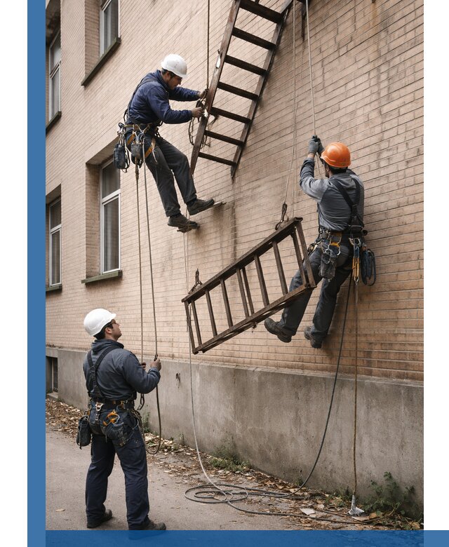 Демонтаж пожарной лестницы в Салавате быстро и безопасно