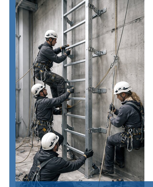 Монтаж металлических лестниц в Салавате под ключ со гарантией