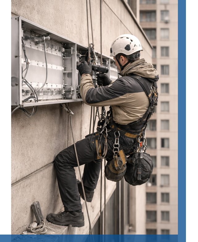 Ремонт вывески на высоте в Салавате от 4801 р. | ВЫСОТНИК-Слв