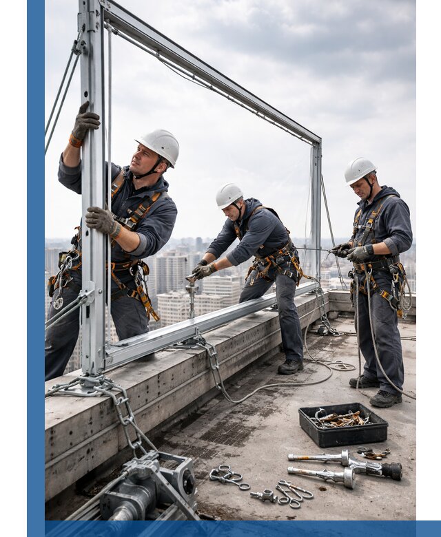 Монтаж крышных рекламных конструкций под ключ в Салавате