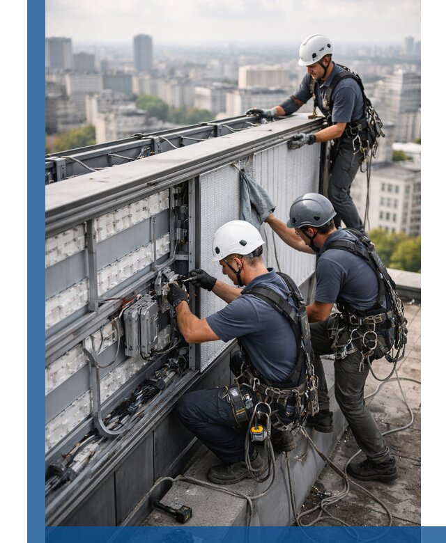 Профессиональное обслуживание крышной рекламы в Салавате под ключ