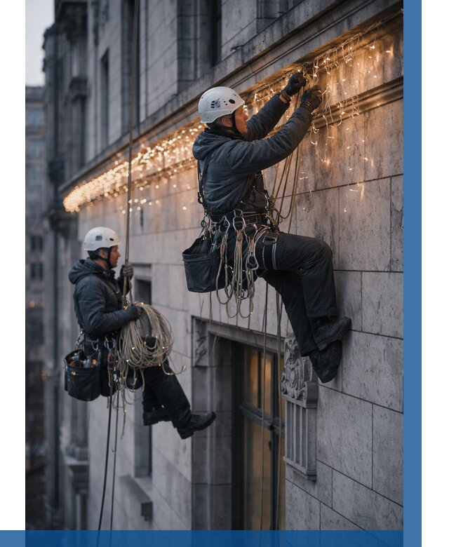 Монтаж новогодней иллюминации в Салавате от 9069 р. | ВЫСОТНИК-Слв