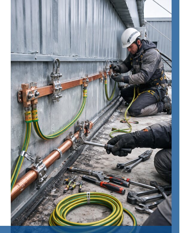 Монтаж заземления здания в Салавате от 26673 р. | ВЫСОТНИК-Слв