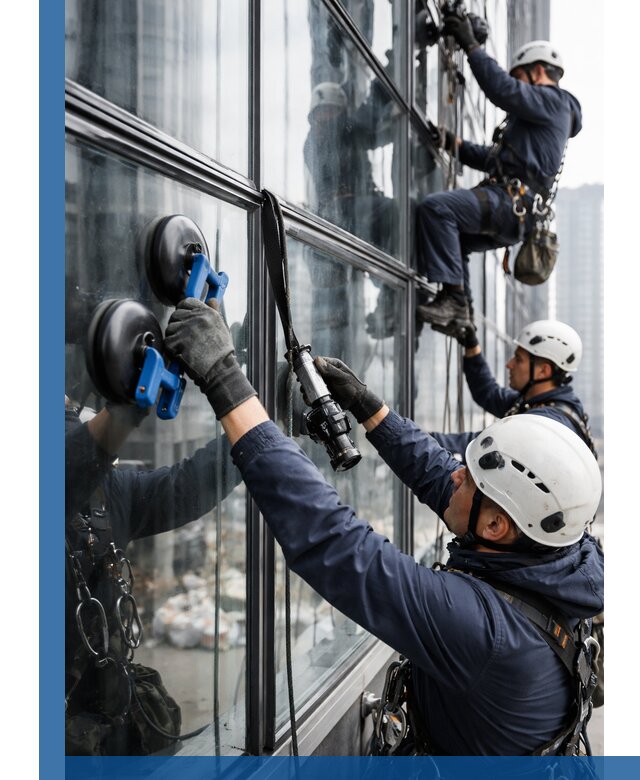 Радиусное остекление фасадов под ключ в Салавате с гарантиями