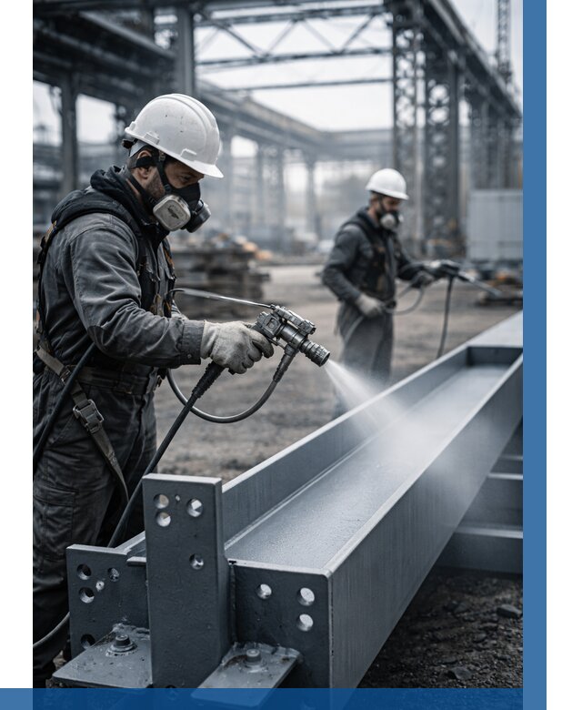 Антикорроз. обработка металлоконстр. в Салавате от 480 р. | ВЫСОТНИК-Слв