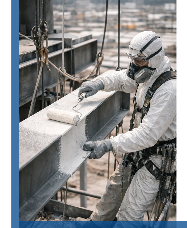 Профессиональная огнезащитная обработка металлоконструкций в Салавате