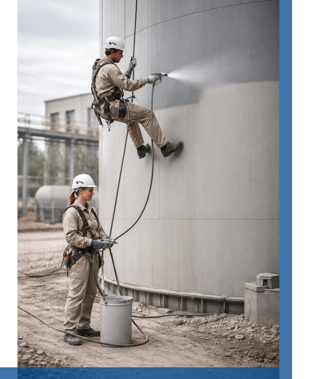 Покраска резервуаров в Салавате от 1280 р. | ВЫСОТНИК-Слв — заказать