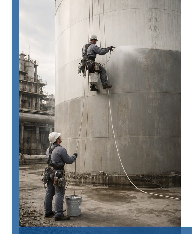 Покраска стальных резервуаров и емкостей в Салавате профессионально