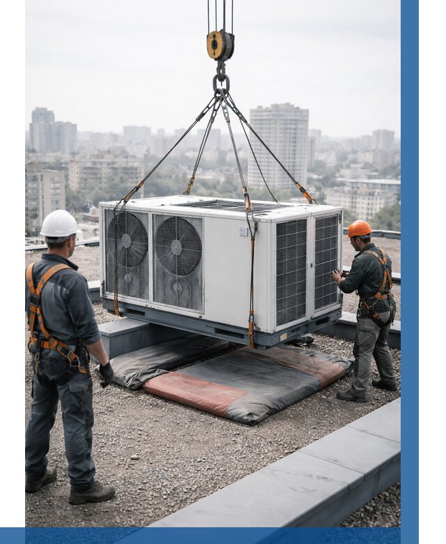 Подъем груза на крышу в Салавате от 5335 р. | ВЫСОТНИК-Слв заказать