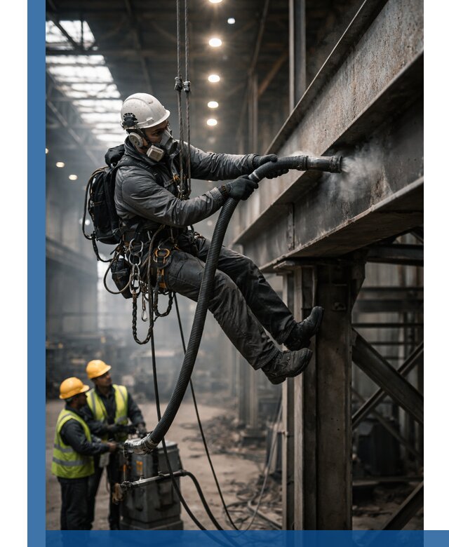 Обеспыливание конструкций в цехах промышленного производства в Салавате