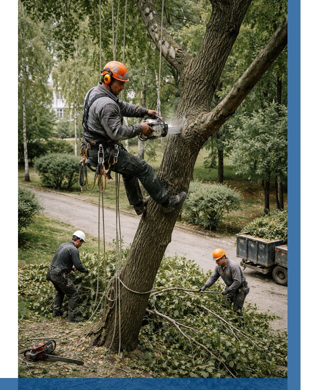 Кронирование деревьев в Салавате от 6935 р. | ВЫСОТНИК-Слв