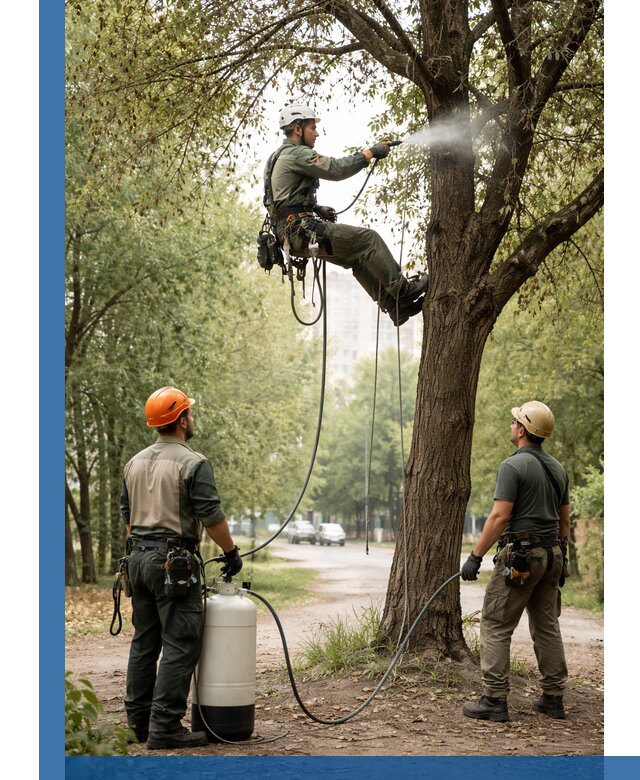 Обработка деревьев от вредителей в Салавате профессиональная защита